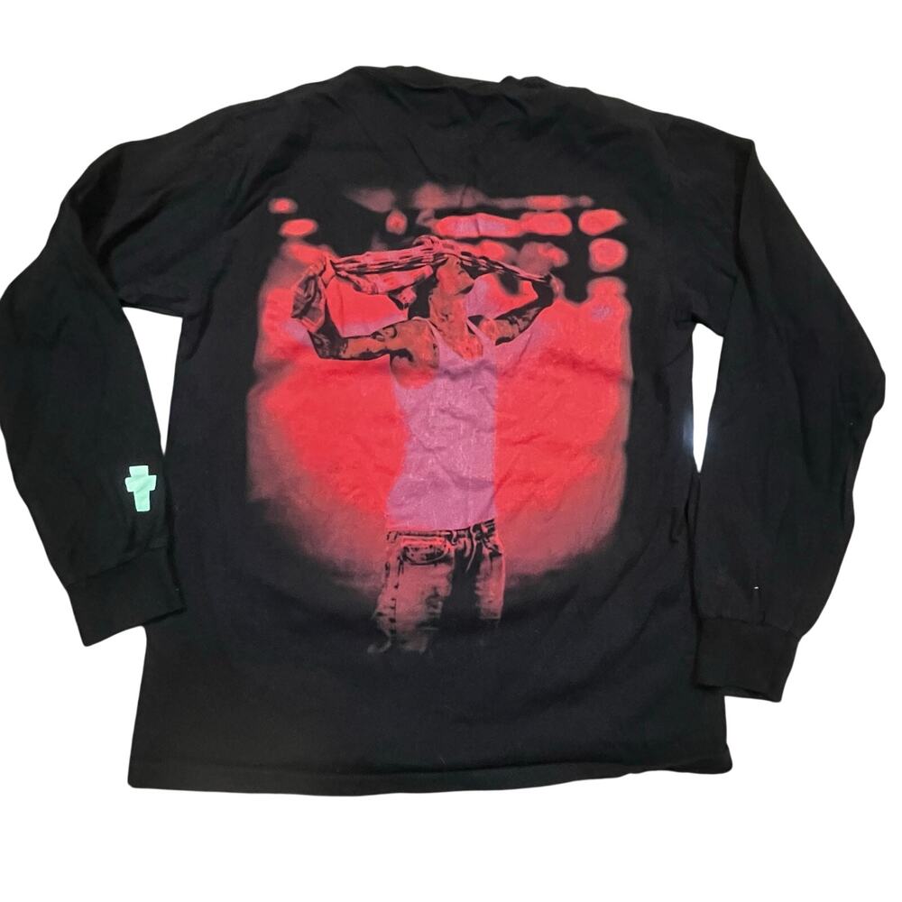Justin Bieber Crawl Justice Graphic 2021 Black‎ Long Sleeve Crew Tee Women M